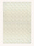 Rug CHECKERBOARD Off White 6.6 x 9.8 ft