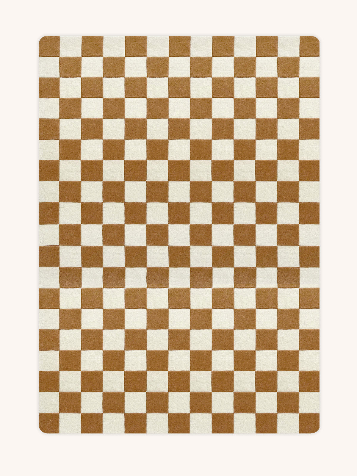 Rug CHECKERBOARD Terra 5.6 x 7.9 ft