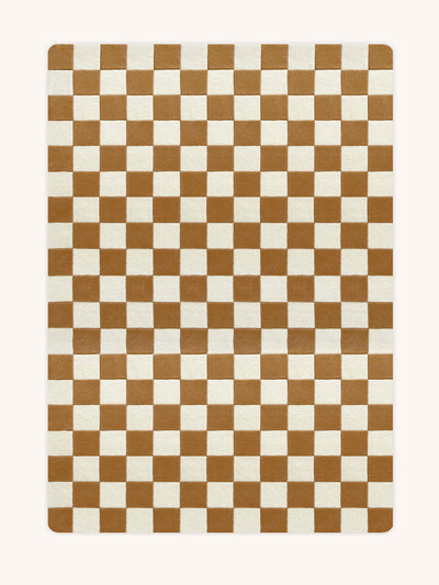 Rug CHECKERBOARD Terra 5.6 x 7.9 ft
