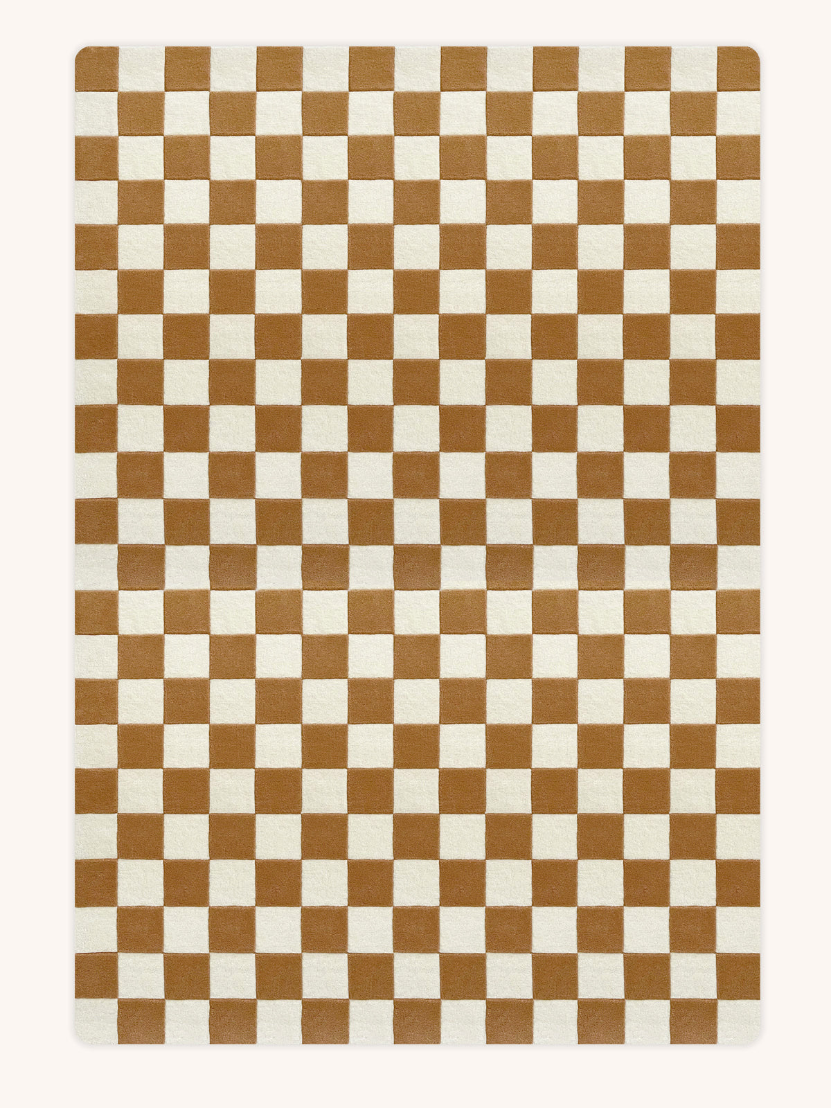 Rug CHECKERBOARD Terra 6.6 x 9.8 ft