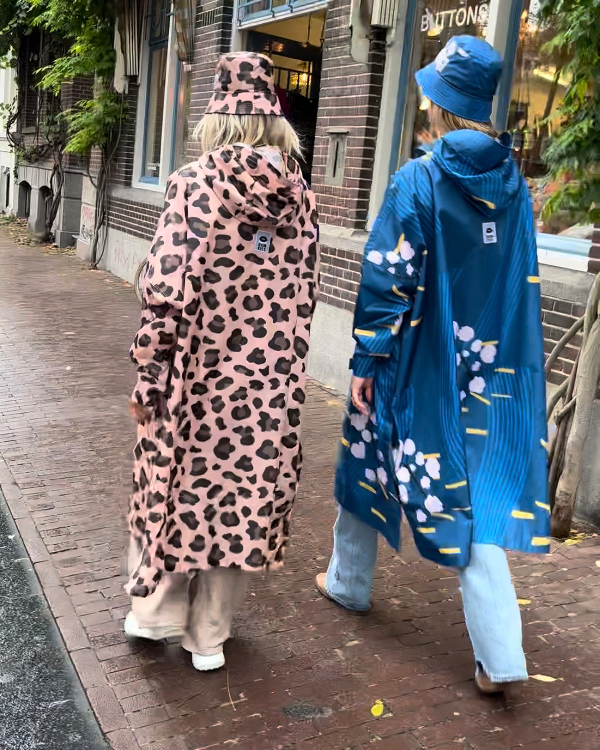 Rain Poncho Flora