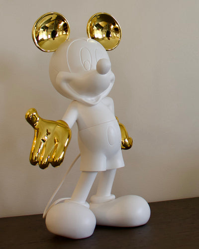 Mickey Mouse WELCOME White & Gold 12"