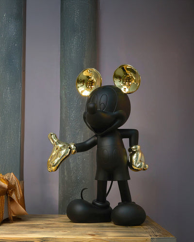 Mickey Mouse WELCOME Black & Gold 12"