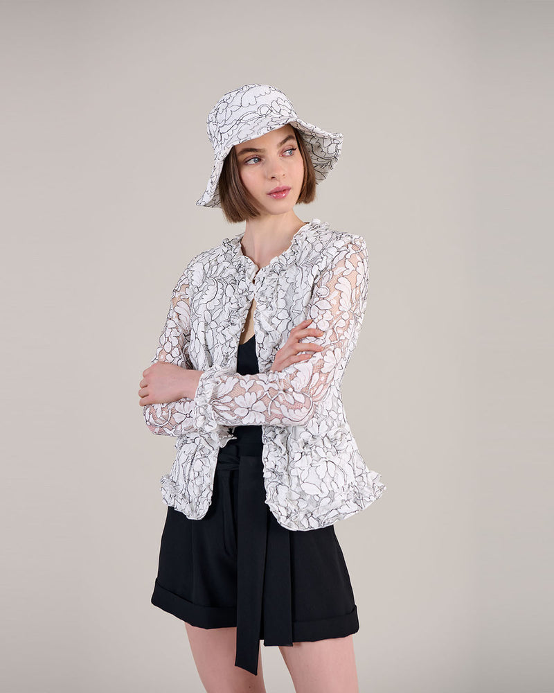 Women's Veste GIANA Blk/Whi Size 38