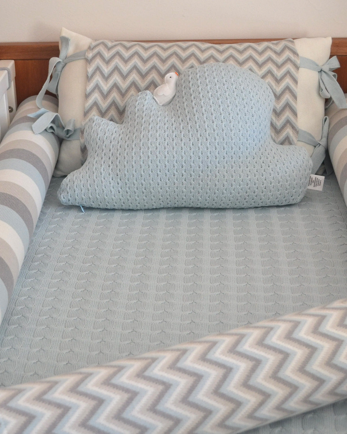 Pillow Crib APRON Off White