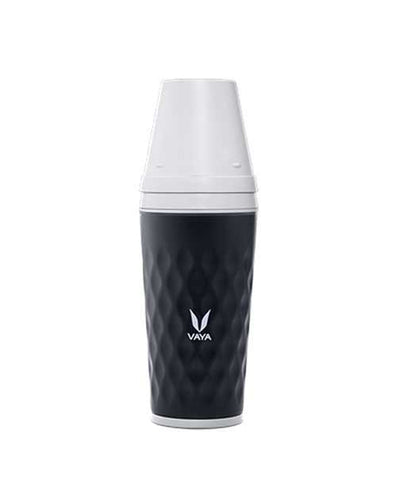 Vaya Drynk - 11.8 fl.oz - Black - with Gulper Lid + 2 Cups