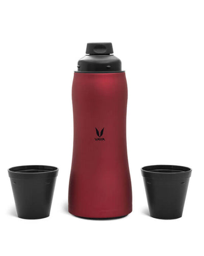 Vaya Drynk - 30.4 fl. oz - Red - with Gulper Lid + 2 Cups
