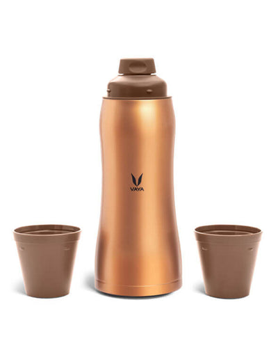 Vaya Drynk - 30.4 fl. oz - Saffron - with Gulper Lid + 2 Cups