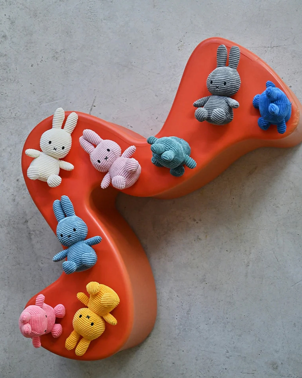 Plush MIFFY ECO Corduroy Offwhite 9''