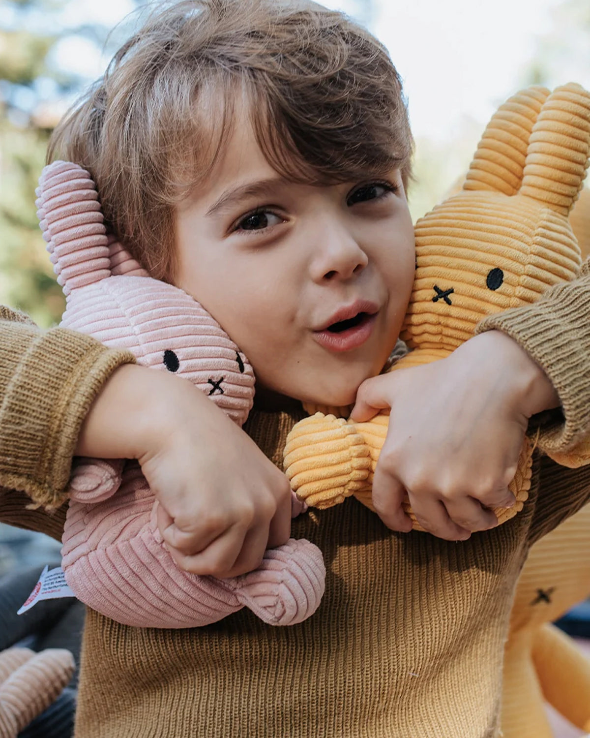 Plush MIFFY ECO Corduroy Pink 9''