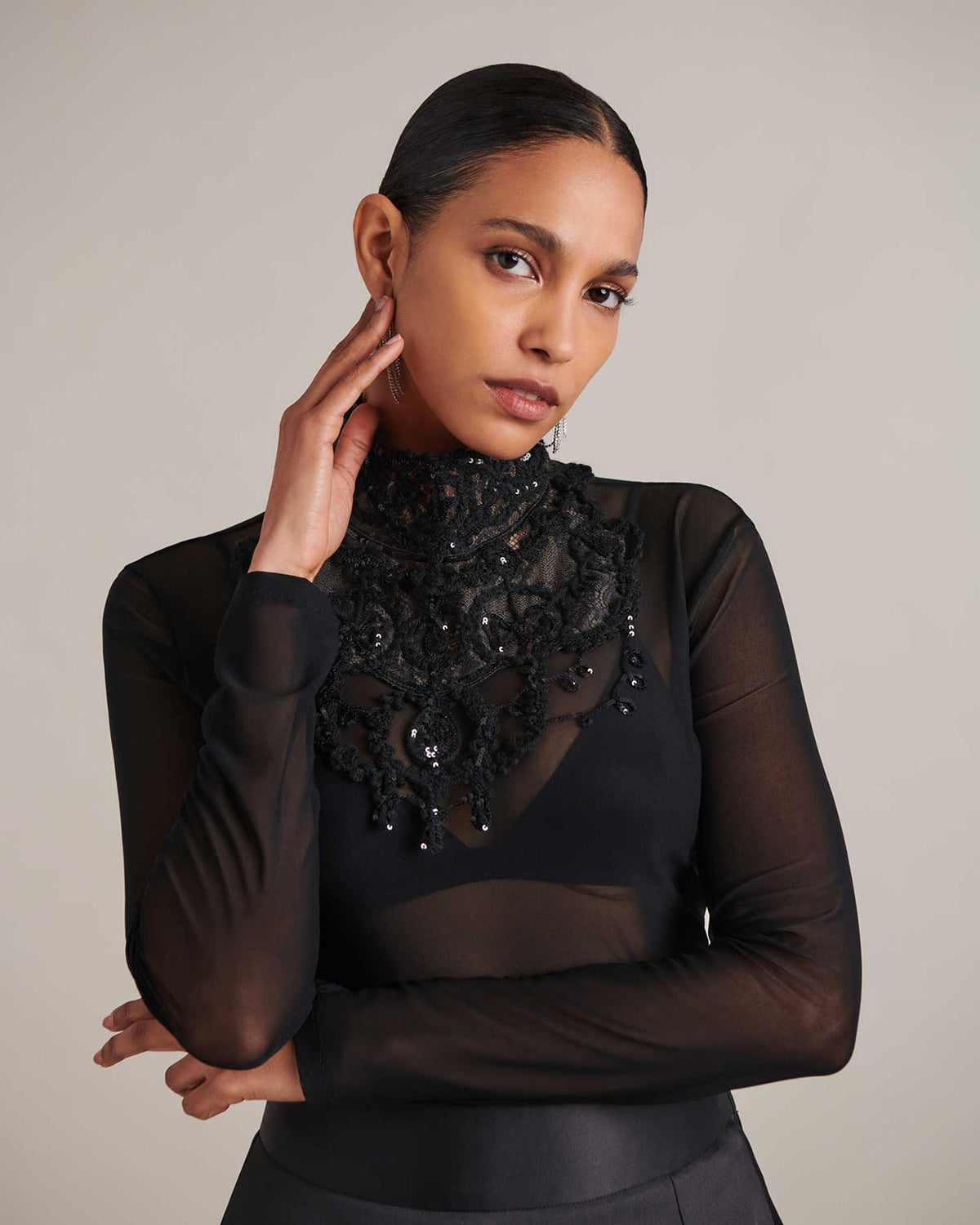 Women's Collar FANEVA Black Size DI