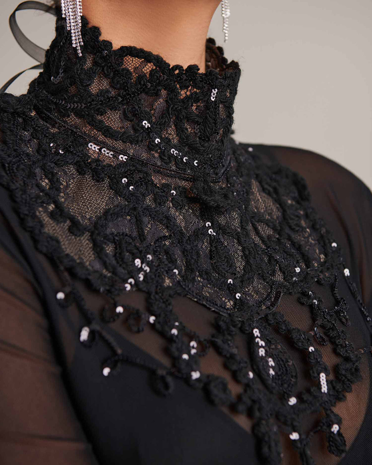 Women's Collar FANEVA Black Size DI