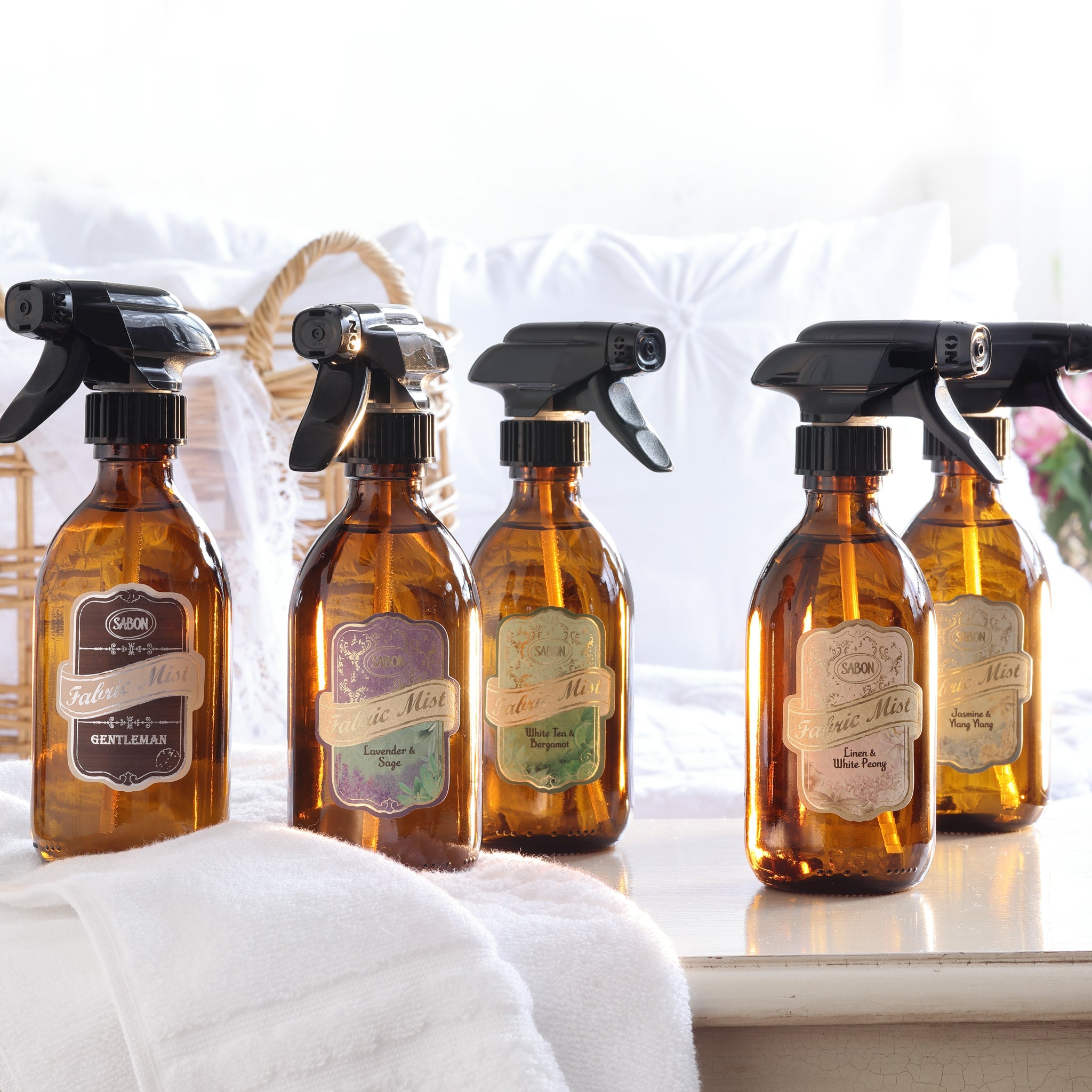 Fabric Mist Linen & White Peony 10.5oz (300mL)