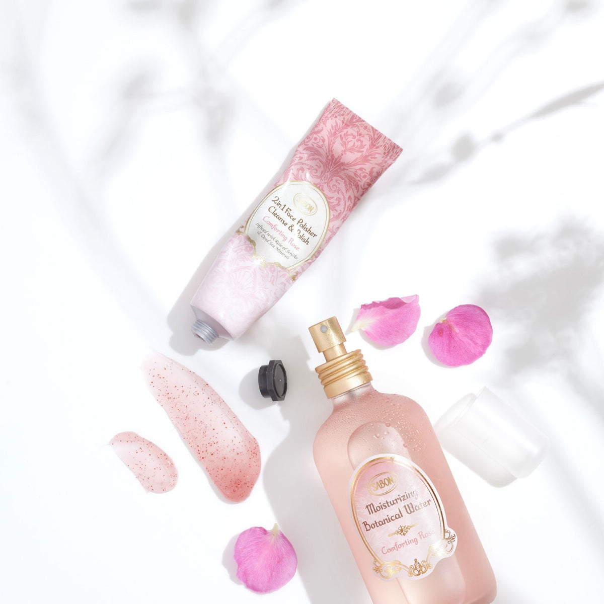 2 in 1 Gelée Face Polisher Comforting Rose 60ml