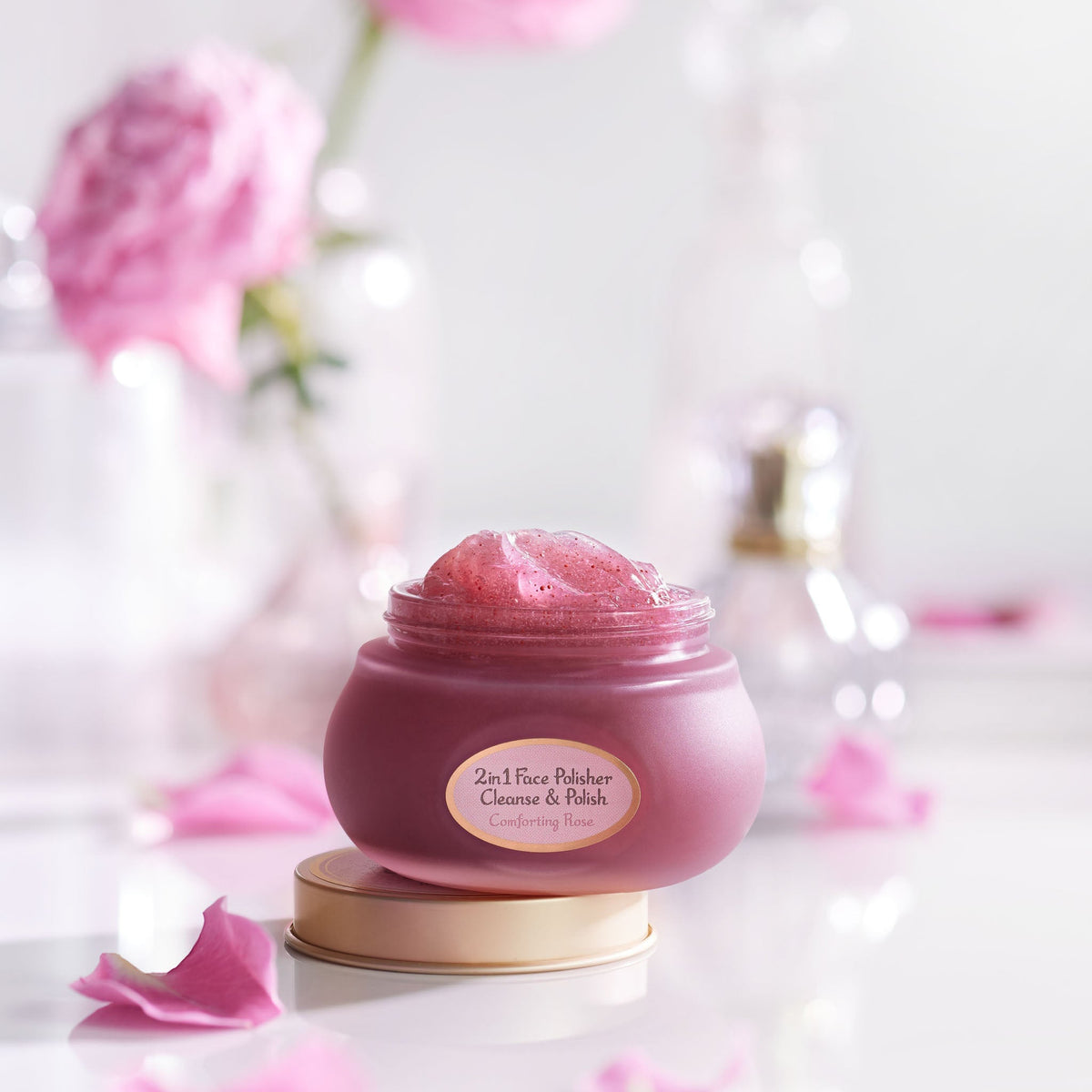 2 in 1 Gelée Face Polisher Comforting Rose 4.2oz (125mL)