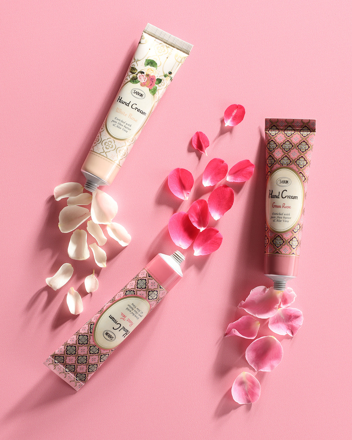 Hand Cream Tube Green Rose 30ml