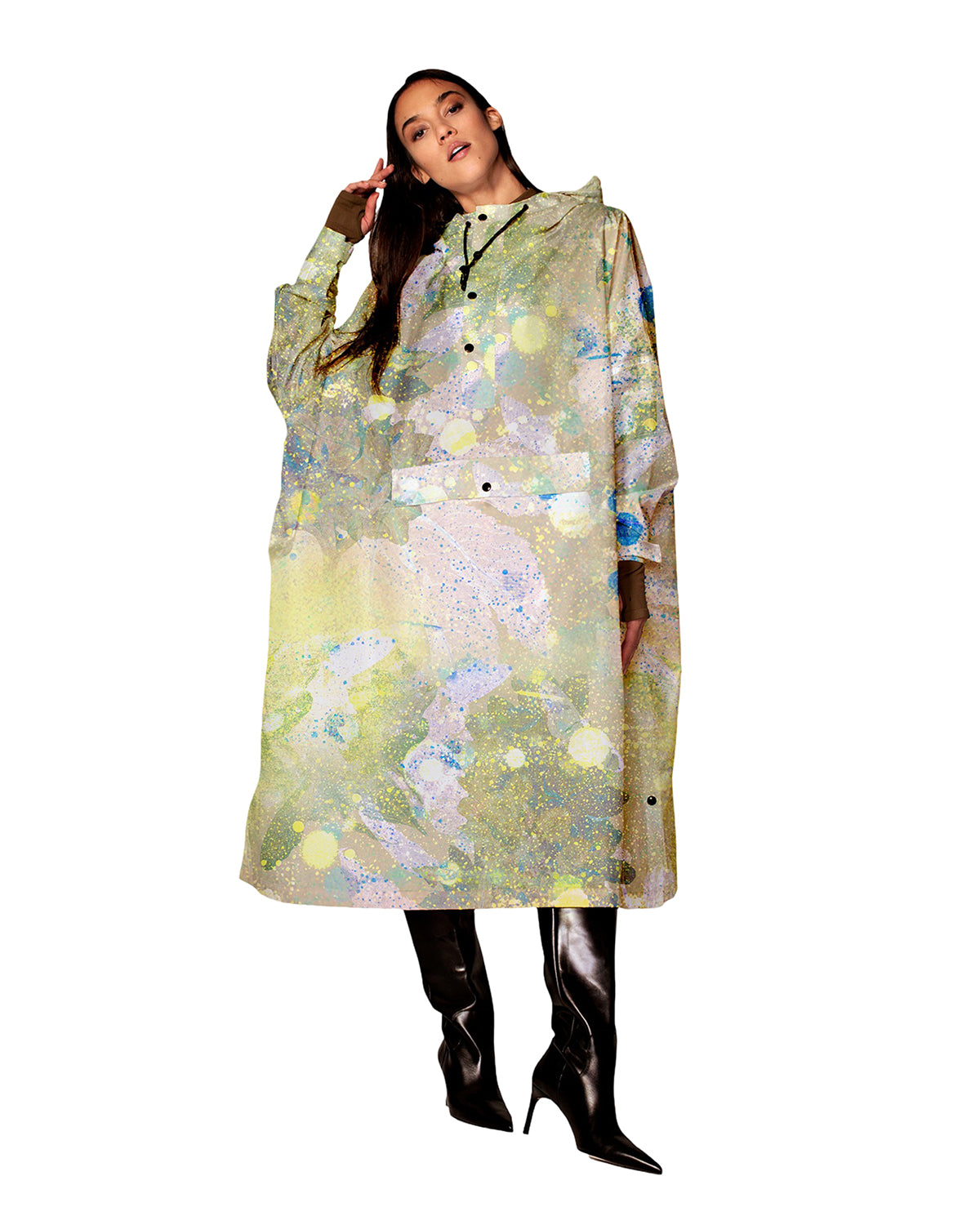 Rain Poncho Flora