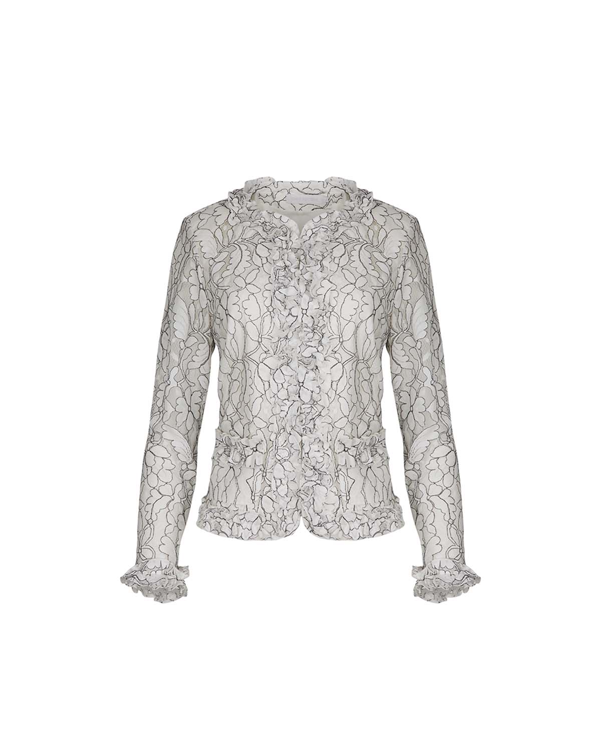 Women's Veste GIANA Blk/Whi Size 38