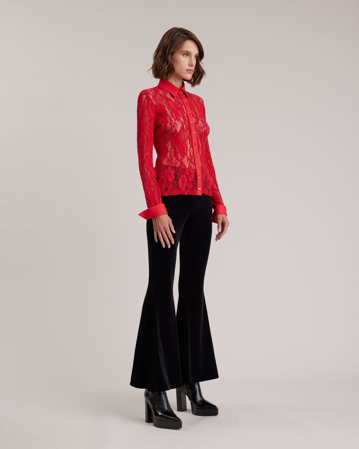 Women's Shirt LAUREAT Poppy Red Size 36