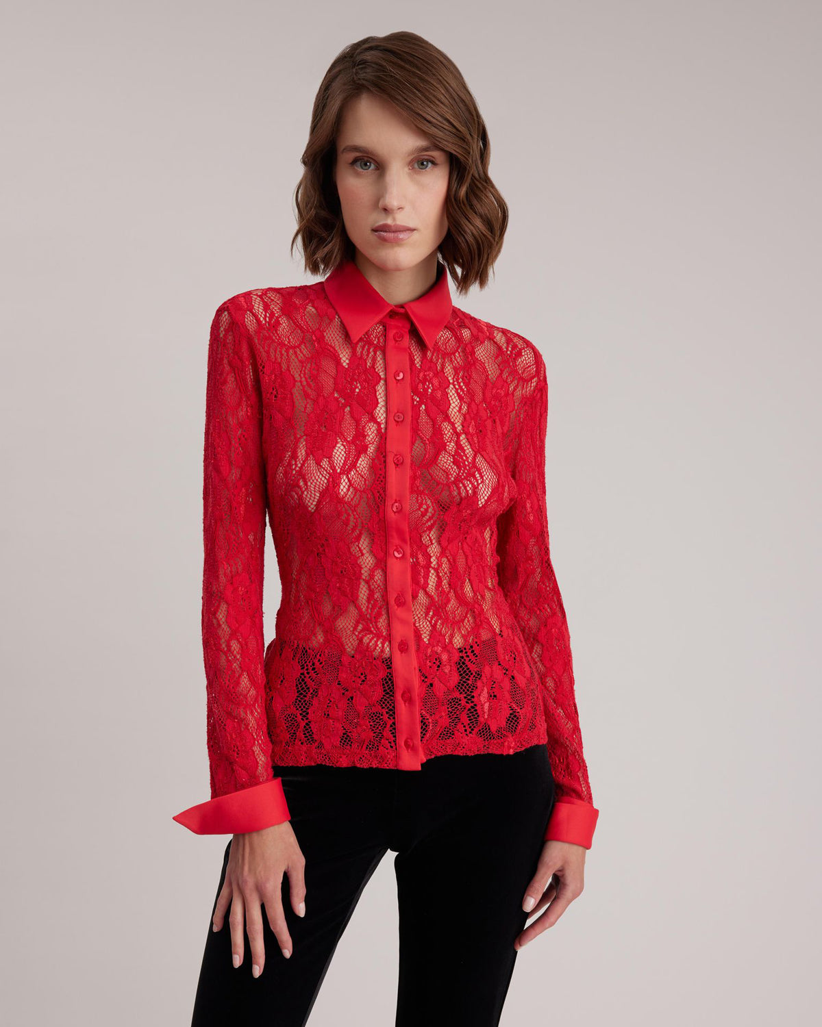 Women's Shirt LAUREAT Poppy Red Size 36