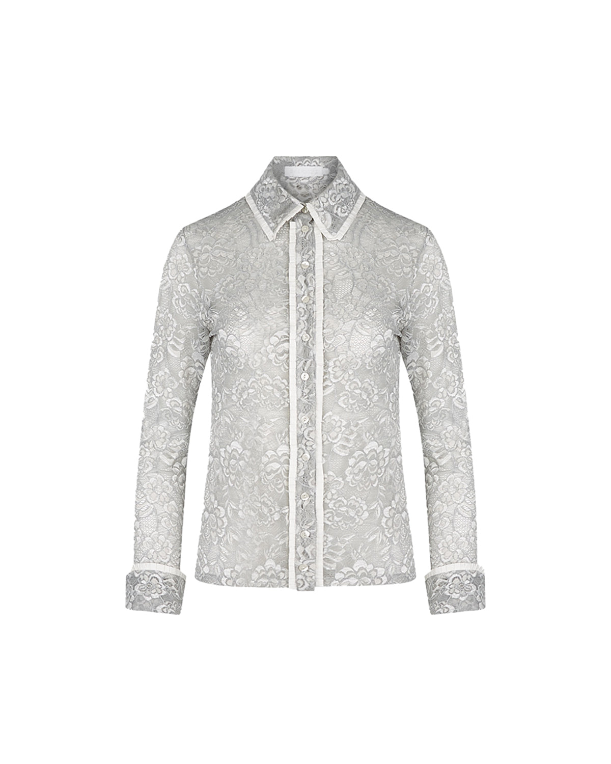 Women's Shirt MADELEINE Pearl Grey Size 40