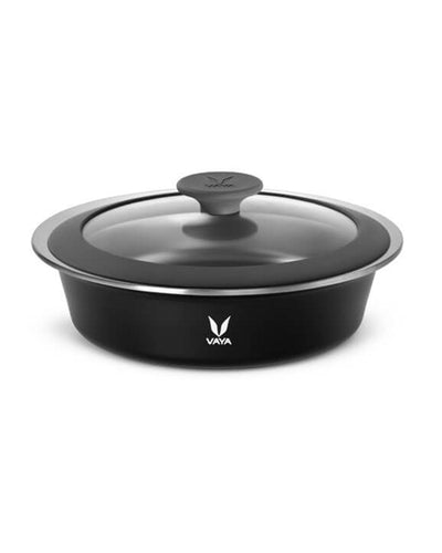 Vaya HauteCase - 37.2 fl.oz - Sable Black - with Glass Lid