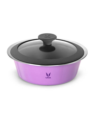 Vaya HauteCase - 50.7 fl.oz - Iris Purple - with Glass Lid