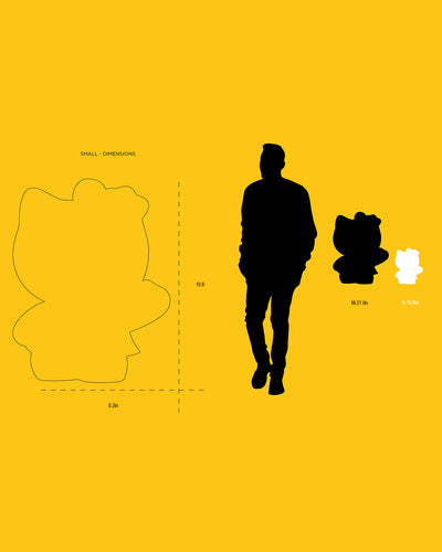 Hello Kitty ROBE Matt White & Pastel Pink Dress 10.5"