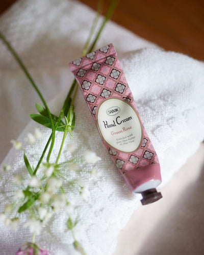 Hand Cream Tube Green Rose 30ml