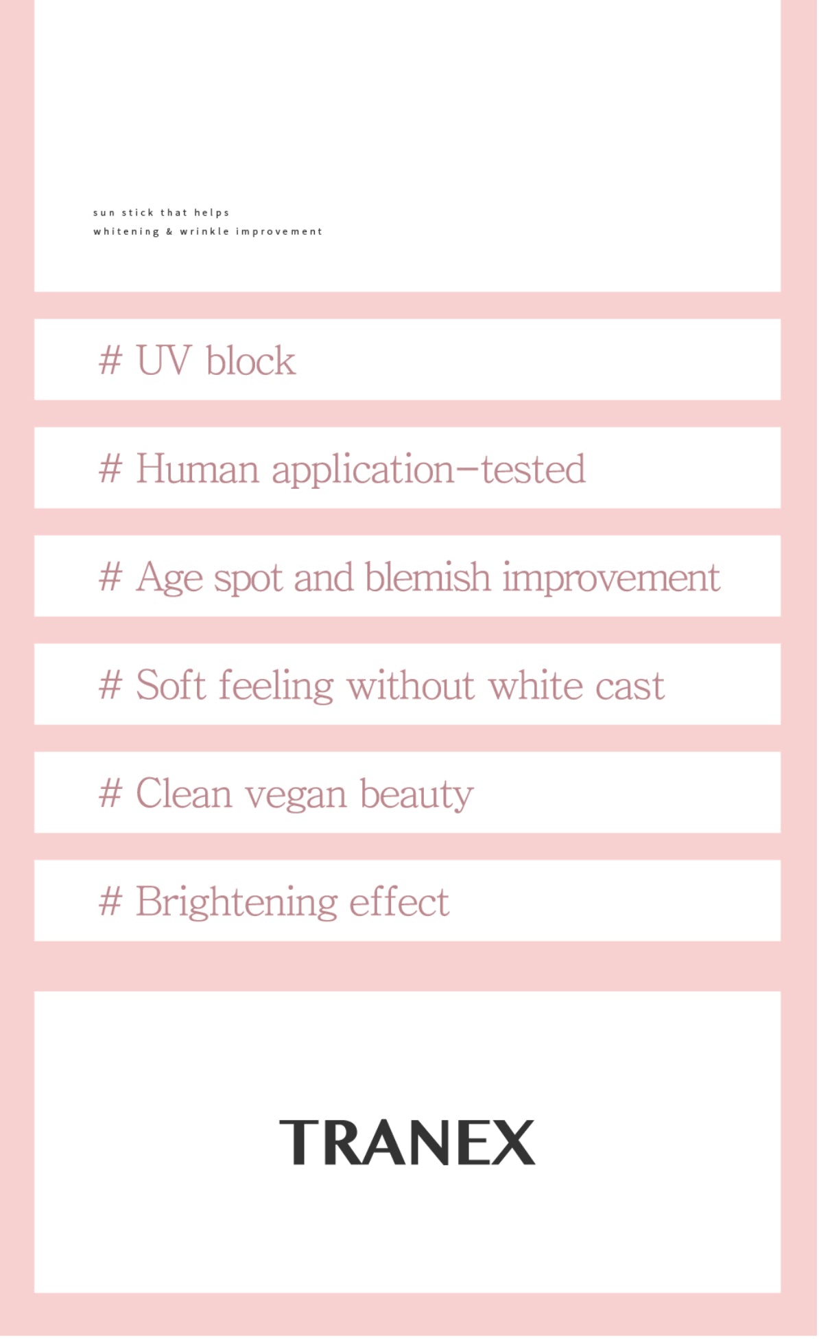 [ TRANEX ] Sun Sticks 20g