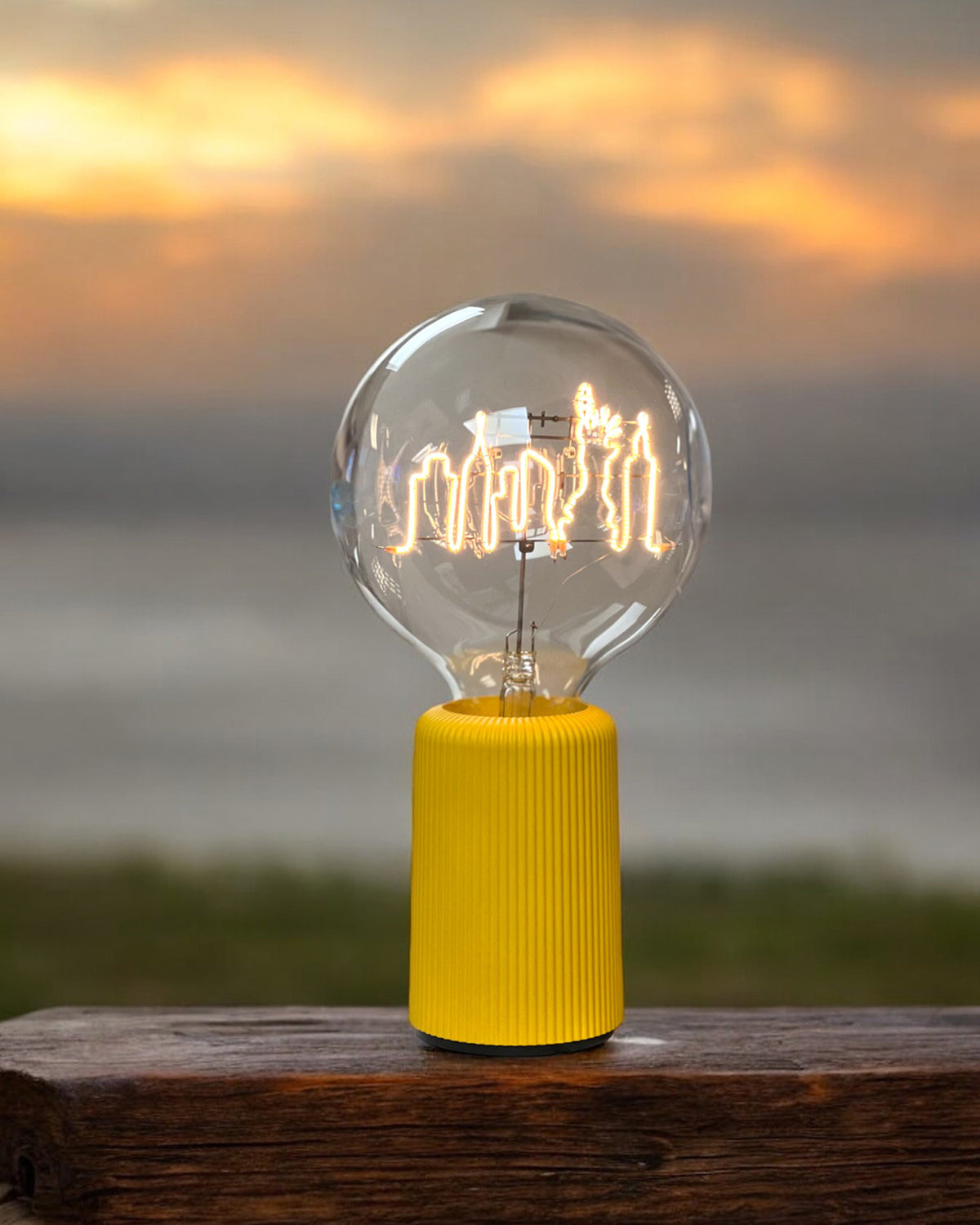 Bulb NEW YORK SKYLINE  Amber