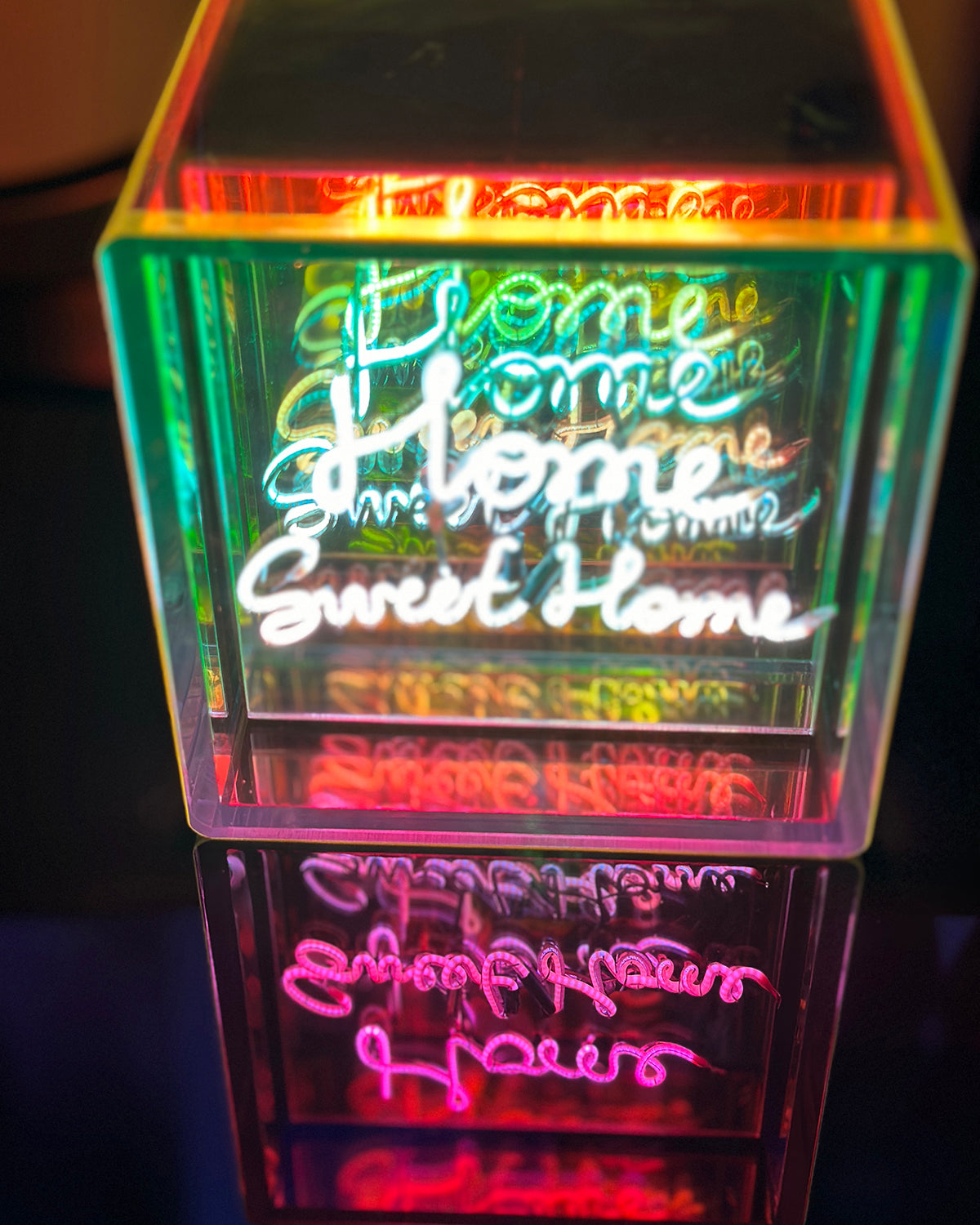 MITBOX HOME SWEET HOME - MULTI COLOUR - ACRYLIC - RECHARGEABLE