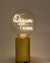 Bulb DREAM TEAM Amber  with Base Table Lamp PORTABLE