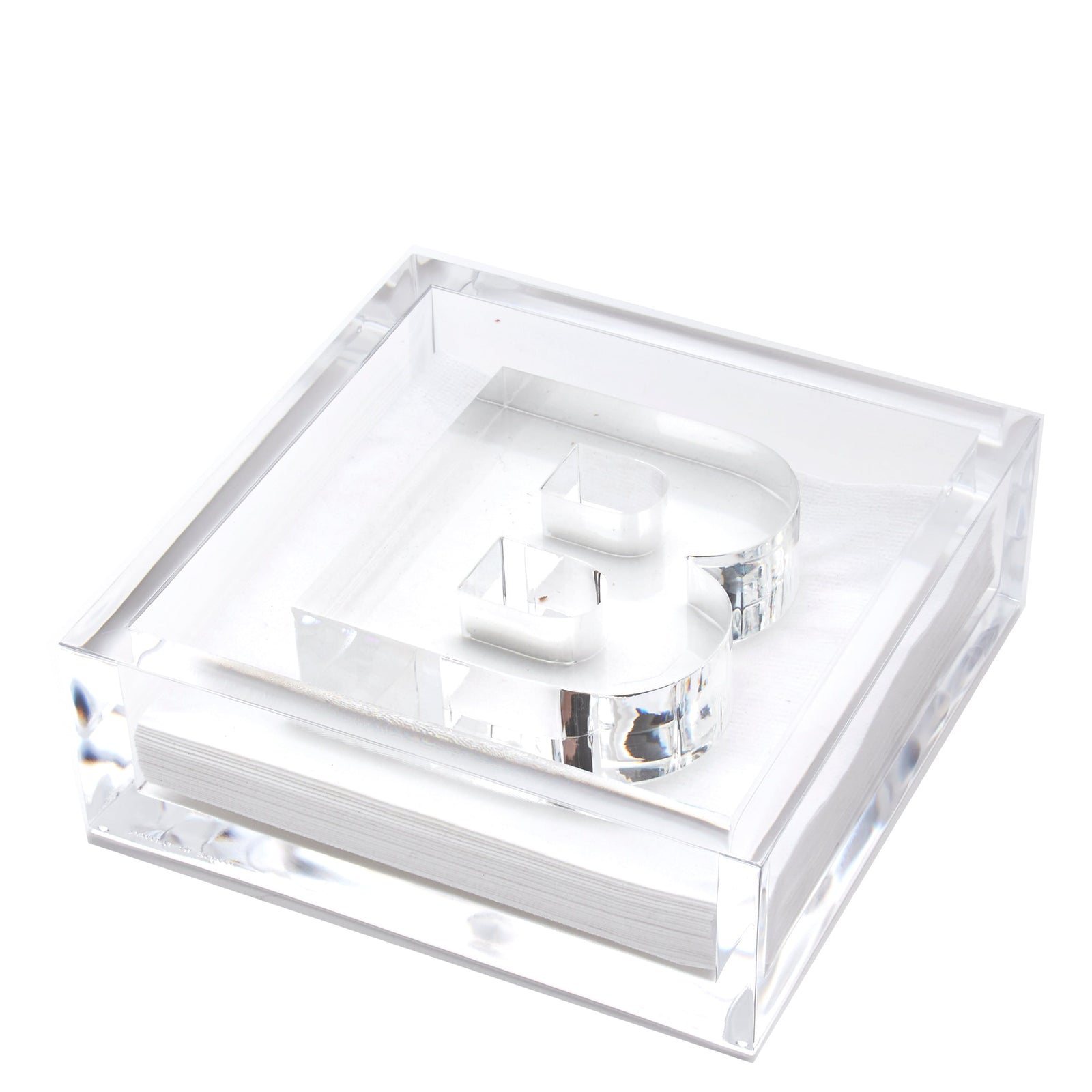 Tara Wilson Designs Weight CLEAR B  3.5" x 3.5"