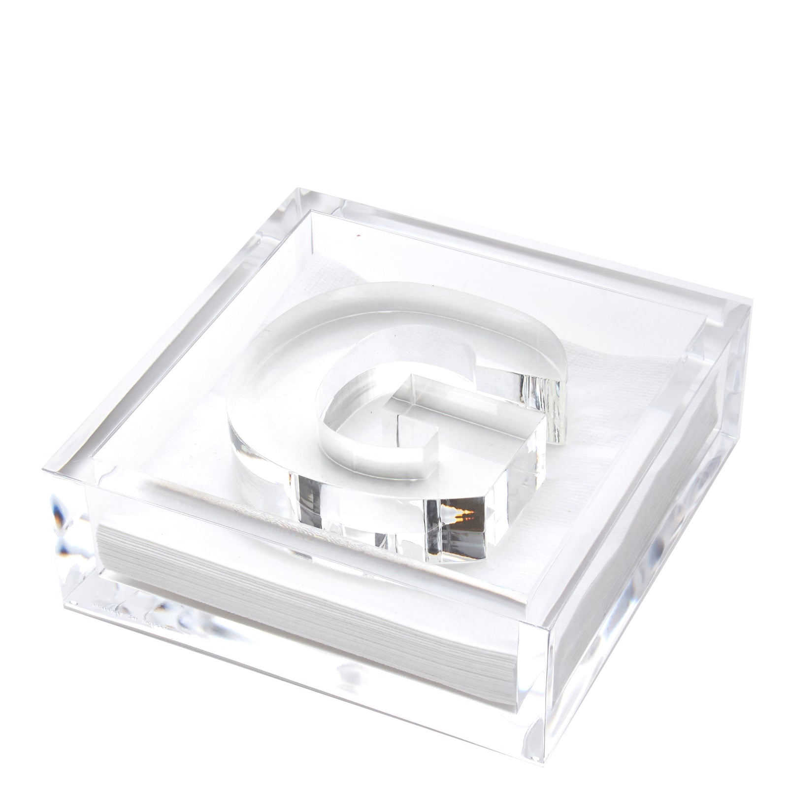 Tara Wilson Designs Weight CLEAR G  3.5" x 3.5"