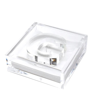 Tara Wilson Designs Cocktail Napkin Holder Base plus Weight G 6" x 6"