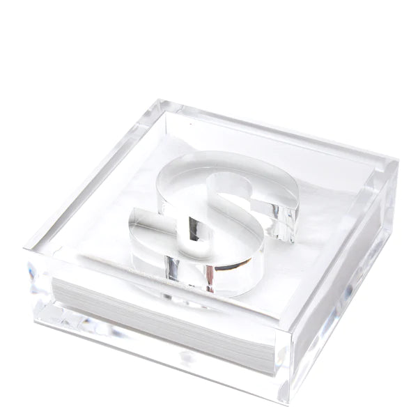 Tara Wilson Designs Cocktail Napkin Holder Base plus Weight S 6" x 6"