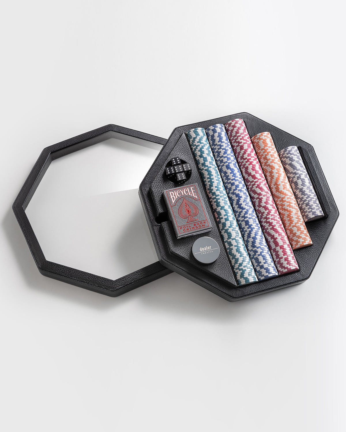 Impatia Poker Table UNOOTTO Marble  (incl. Removable armrests x 8 and poker game set)