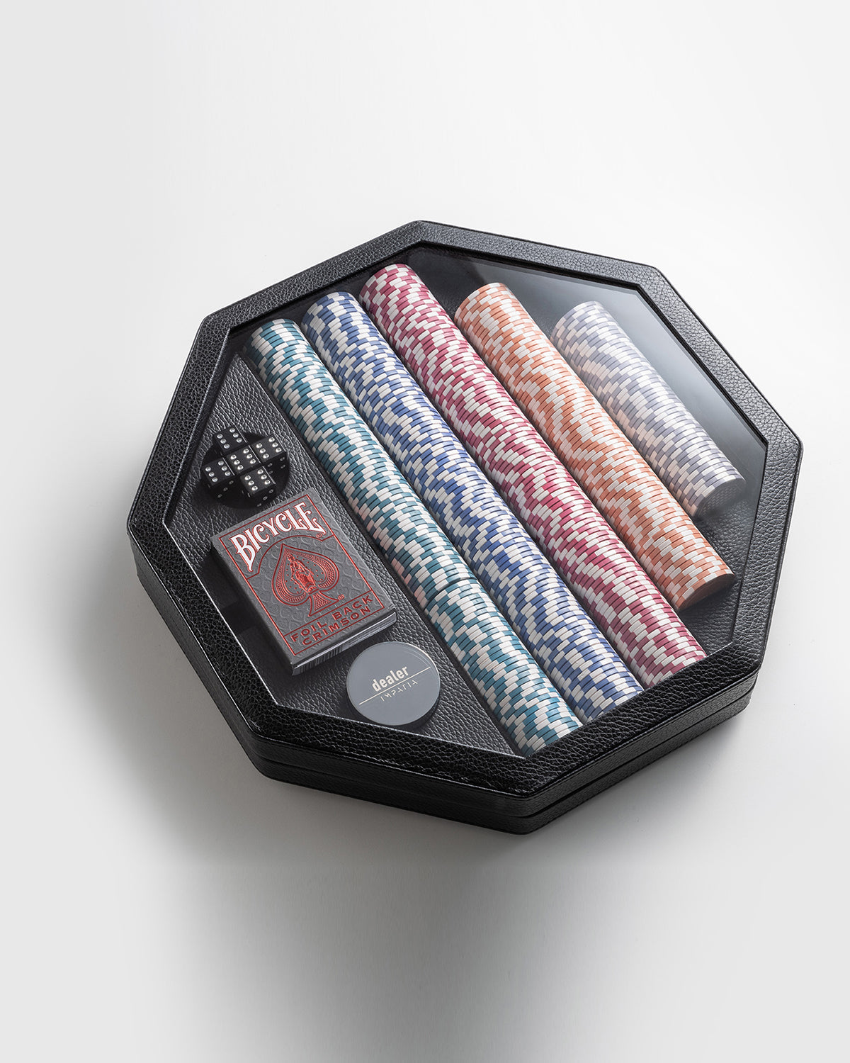 Impatia Poker Table UNOOTTO Marble  (incl. Removable armrests x 8 and poker game set)