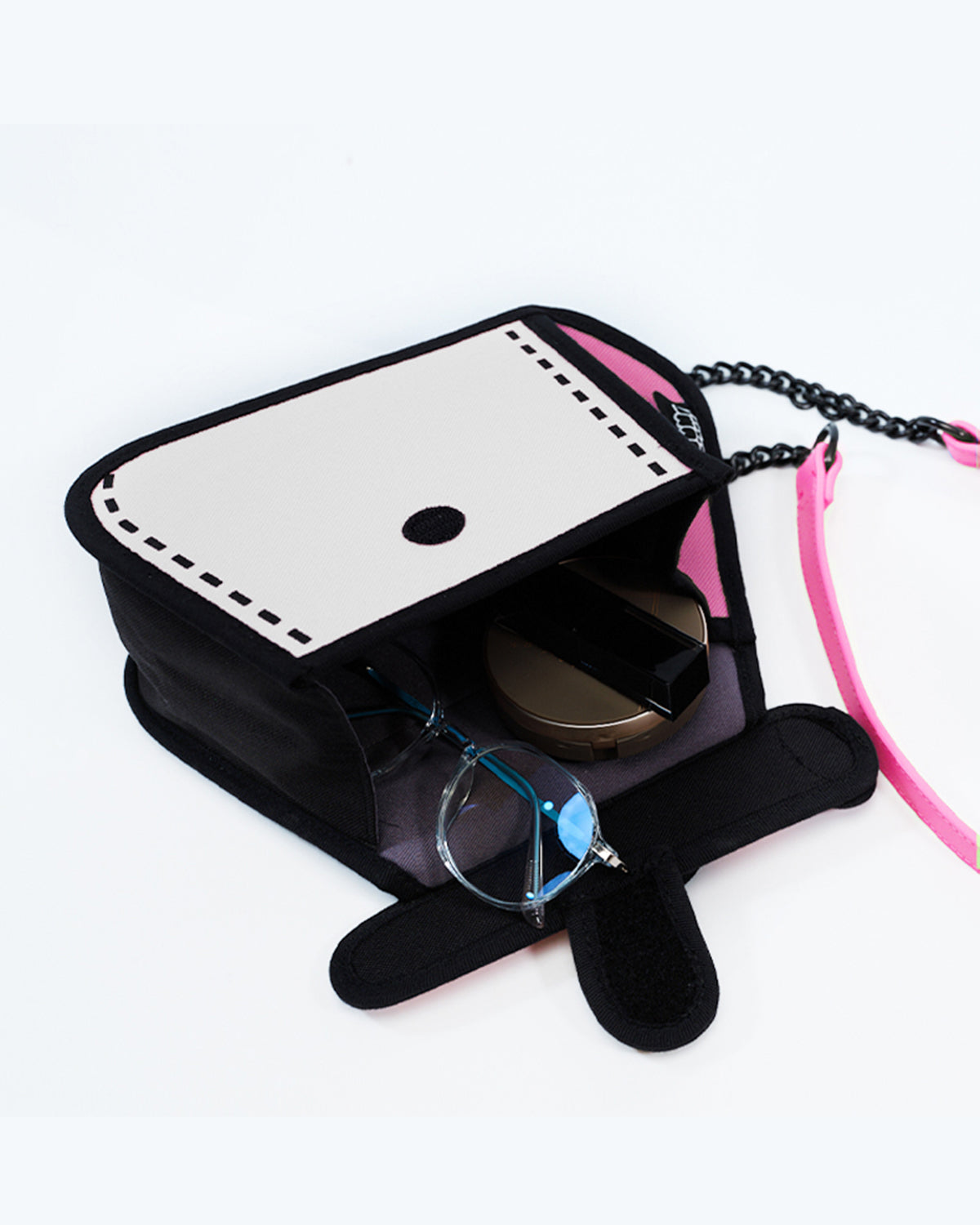 JumpFromPaper 2D Shoulder Bag CAKE  Bubblegum Pink