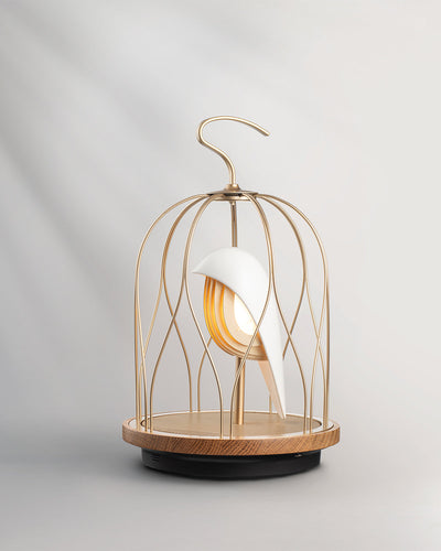 Bluetooth Speaker + Light JINGOO IVORY WHITE