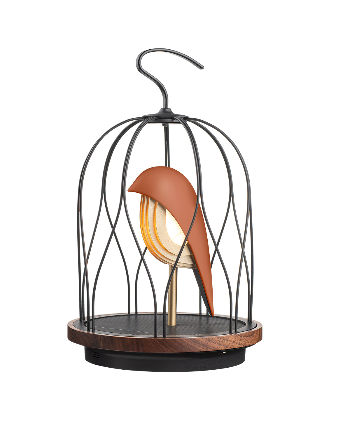 Bluetooth Speaker + Light JINGOO PAPAYA ORANGE