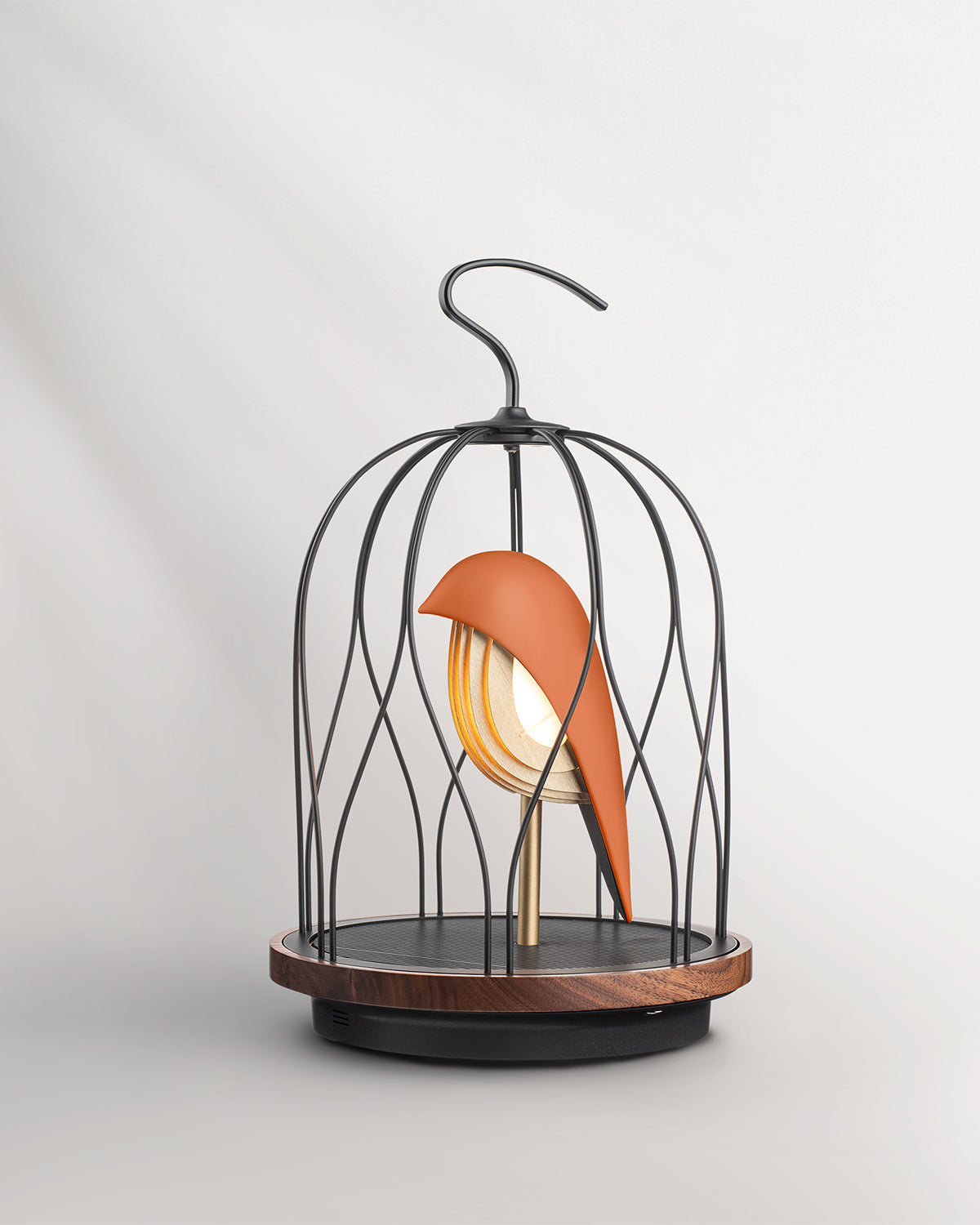 Bluetooth Speaker + Light JINGOO PAPAYA ORANGE