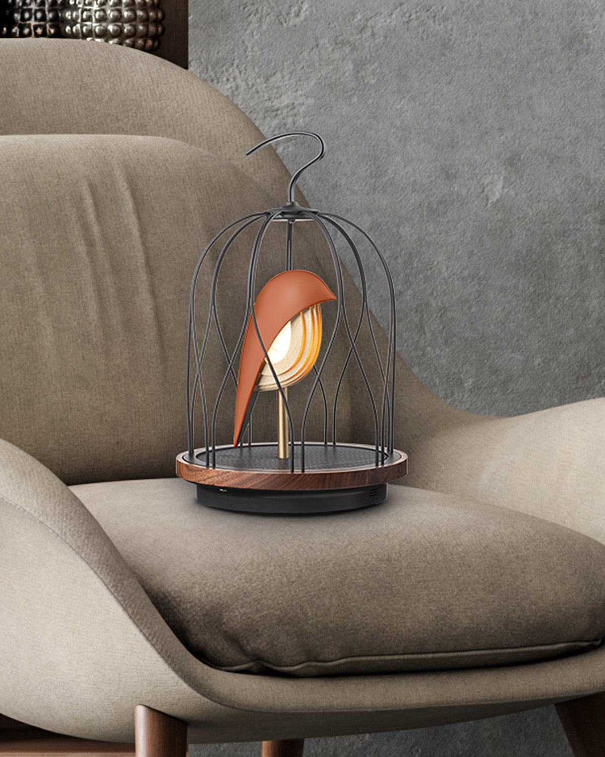 Bluetooth Speaker + Light JINGOO PAPAYA ORANGE