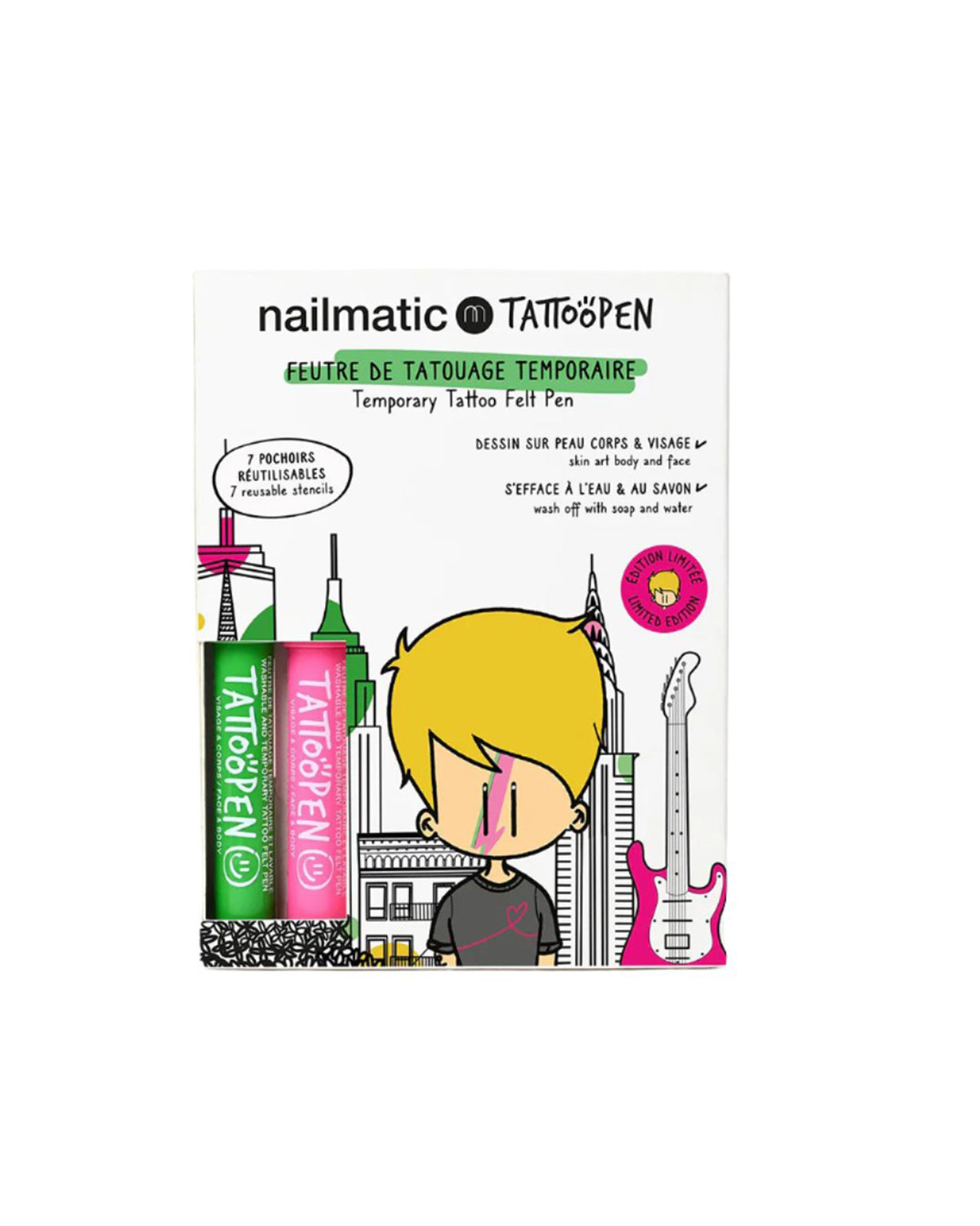 Nailmatic Tattoo Pen Set for Kids NYC