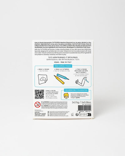 Nailmatic Tattoo Pen Set for Kids PARIS