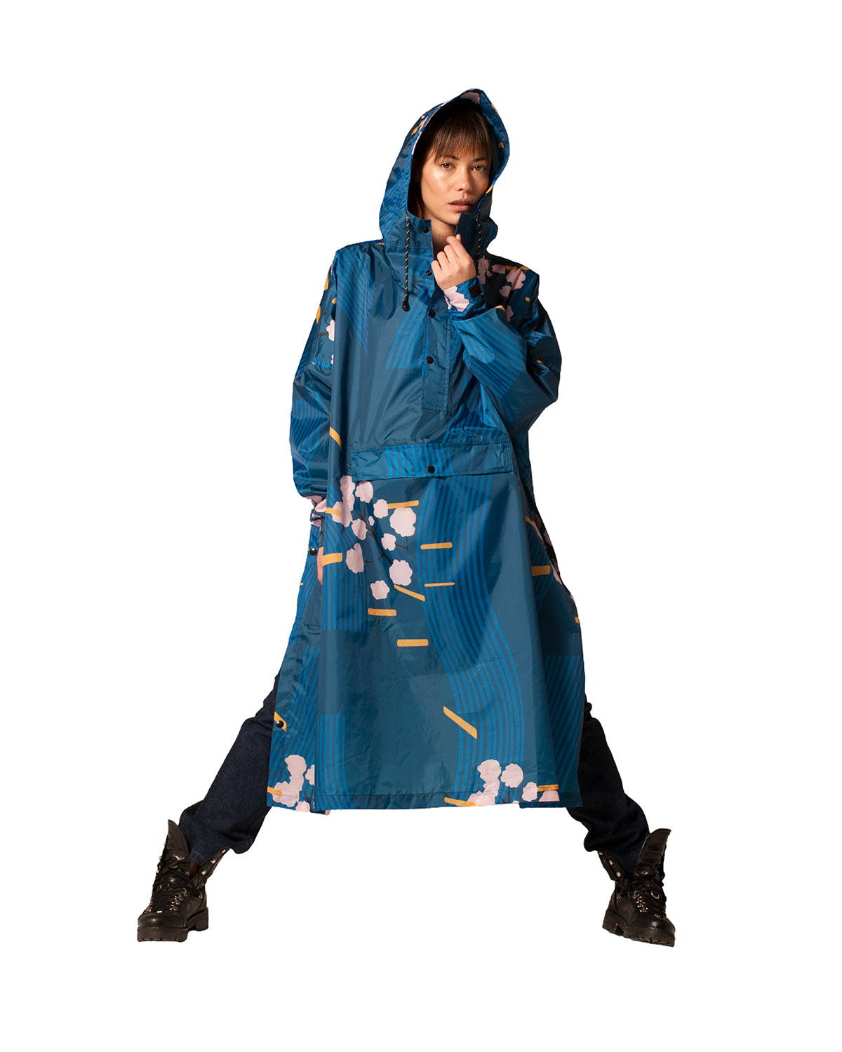 Rain Poncho Flora