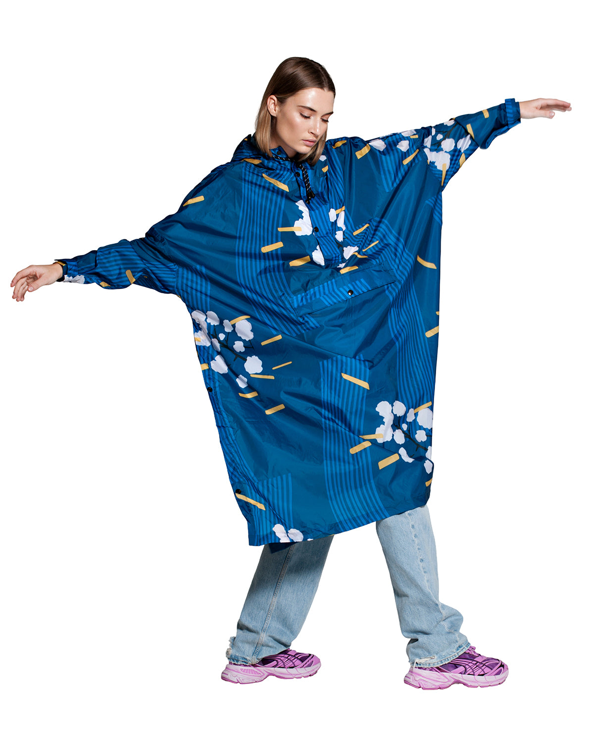 Rain Poncho Flora