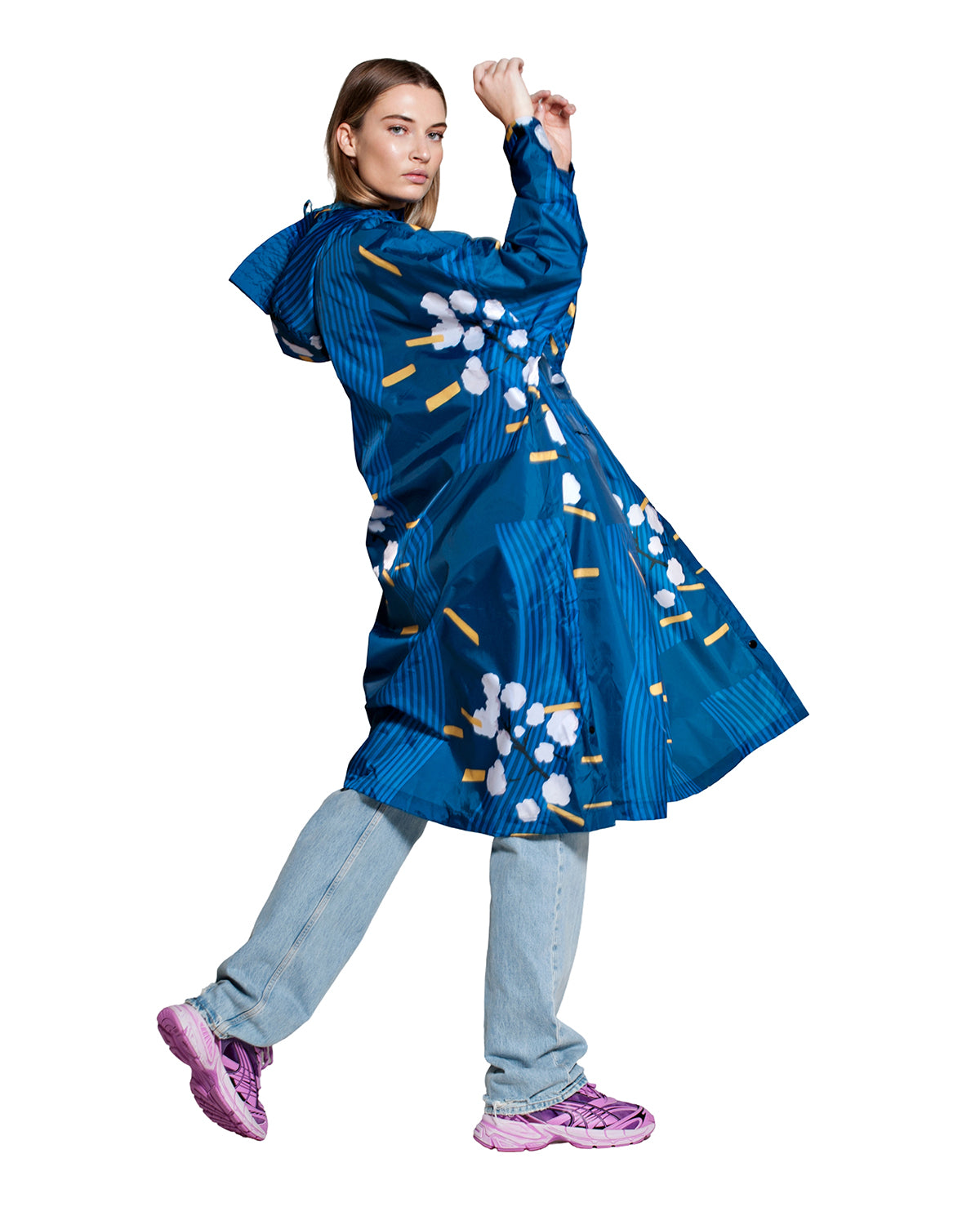 Rain Poncho Flora