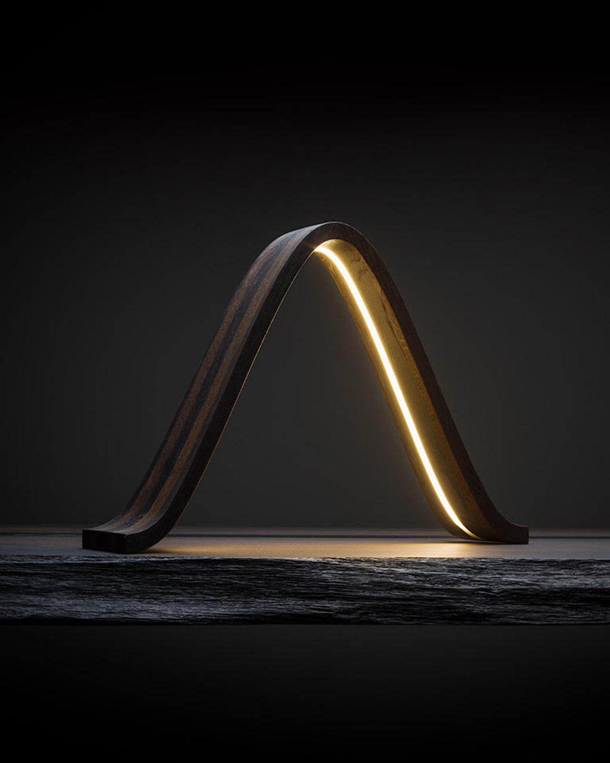 Lamp LAMBDA Black/Brown